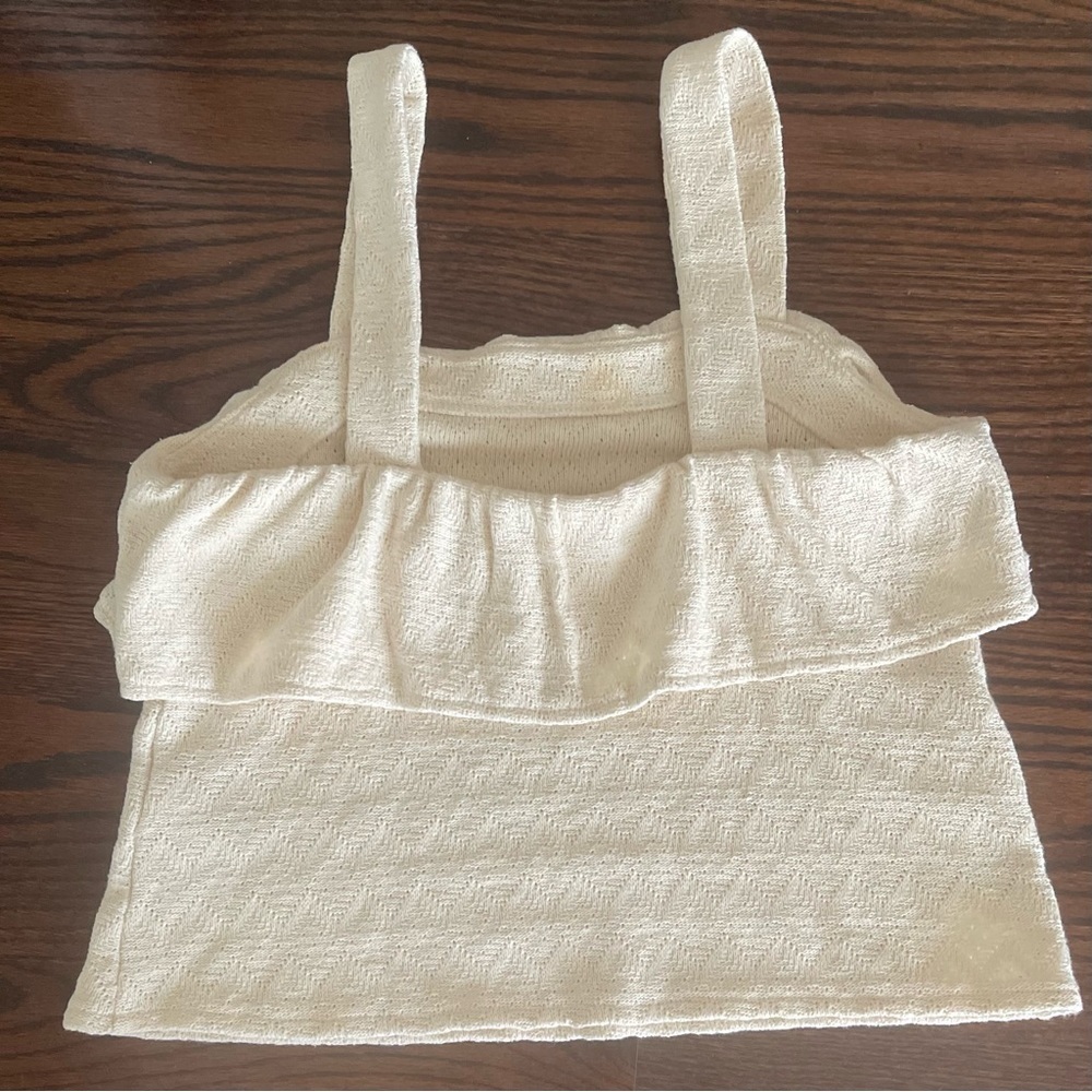 MADEWELL Ruffle Crochet Tank Top - Picture 7 of 10